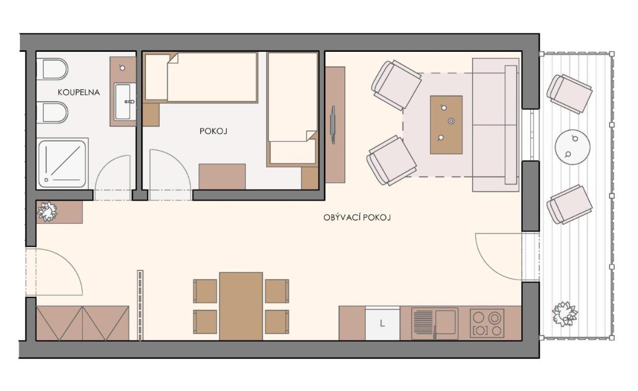 Penzion Stříbrník Krásná Habitación foto